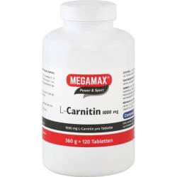 Megamax L-Carnitin 1000 mg Tabletten 120 St