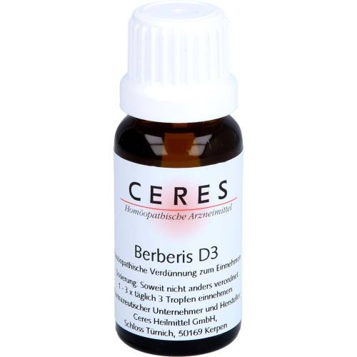 Ceres Berberis D 3 Dilution 20 ml