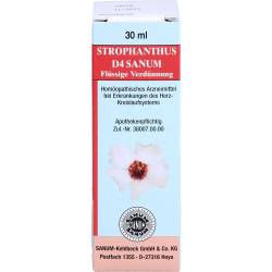 Strophanthus D 4 Sanum flüssige Verdünnung Tropfen 30 ml