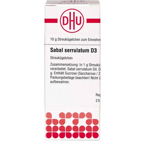 Sabal Serrulatum D 3 Globuli 10 g