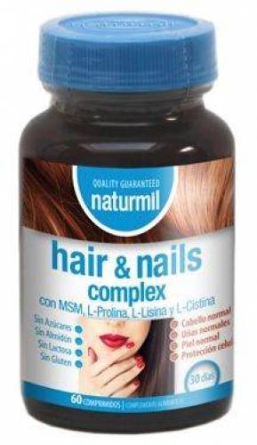 HAIR and NAILS COMPLEX pentru PAR si PIELE, 60 tablete, Naturmil - Type Nature
