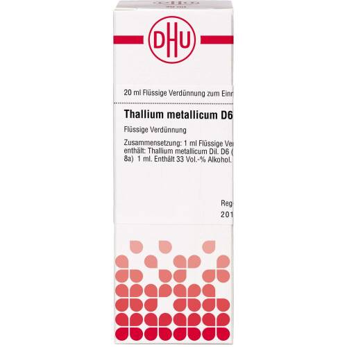 Thallium Metallicum D 6 Dilution 20 ml