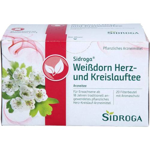 Sidroga Weißdorn Herz- und Kreislauftee Filterb. 30 g