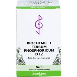 Biochemie 3 Ferrum phosphoricum D 12 Tabletten 500 St