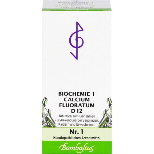 Biochemie 1 Calcium fluoratum D 12 Tabletten 200 St