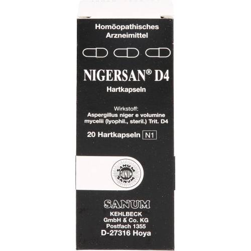 Nigersan D 4 Kapseln 20 St