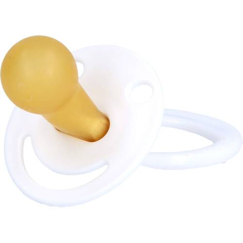 Beruhigungssauger kirschf.Lat.0-6 M.weiß 1 St