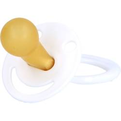 Beruhigungssauger kirschf.Lat.0-6 M.weiß 1 St