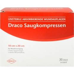 Saugkompressen unsteril 10x20 cm Draco 30 St