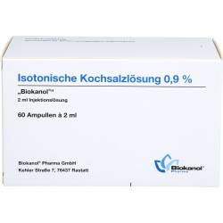 Isotonische Kochsalzlösung 0,9% Biokanol Ampullen 120 ml