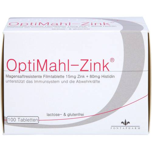 Optimahl Zink 15 mg Tabletten 100 St