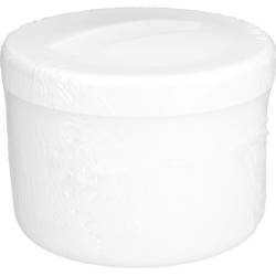 Prothesenbehälter Kunst.Deckel u.Einsatz weiß 1 St