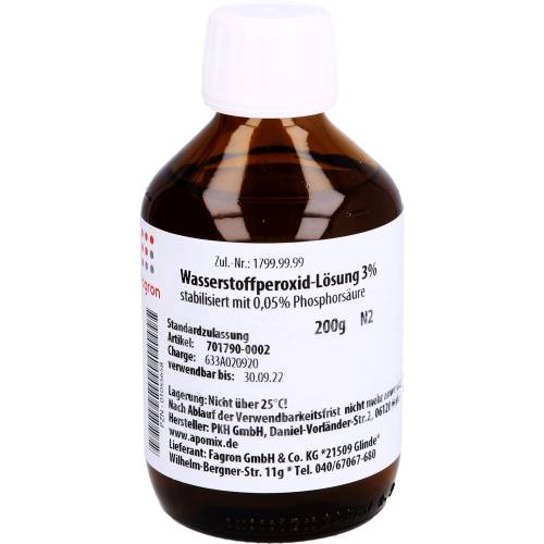 Wasserstoffperoxid Lösung 3% 200 g