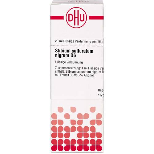 Stibium Sulfuratum Nigrum D 6 Dilution 20 ml