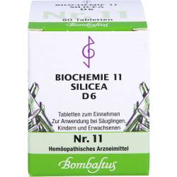 Biochemie 11 Silicea D 6 Tabletten 80 St