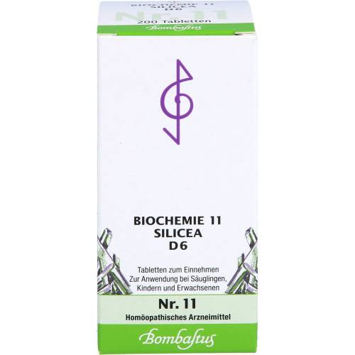 Biochemie 11 Silicea D 6 Tabletten 200 St