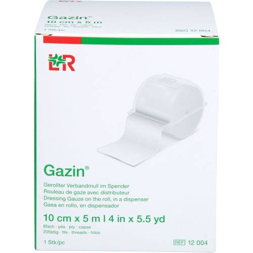 Gazin Verbandmull 10 cmx5 m 8fach 1 St