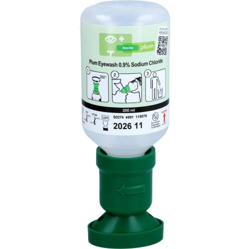 Plum NaCl Augenspüllösung m.Augenschale 200 ml