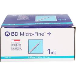 Bd Micro-Fine+ Insulinspr.1 ml U40 12,7 mm 100 ml