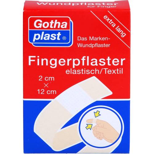 Gothaplast Fingerverband 2x12 cm elastisch 10 St