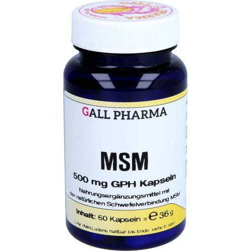 Msm 500 mg Gph Kapseln 60 St