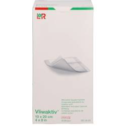 Vliwaktiv Aktivkohle-Saugkomp.steril 10x20 cm 20 St