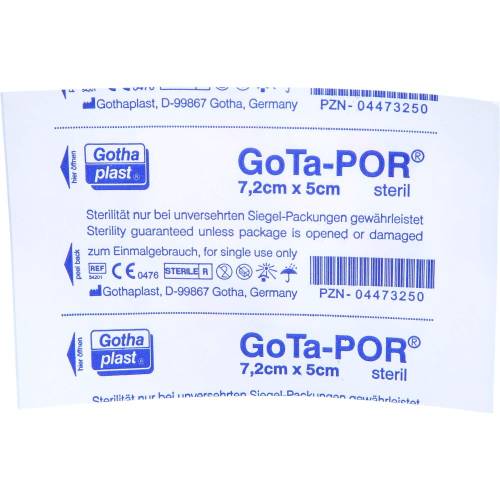 Gota-Por Wundpflaster 5x7,2 cm steril 1 St