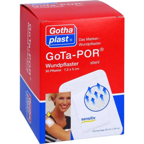 Gota-Por Wundpflaster 5x7,2 cm steril 50 St