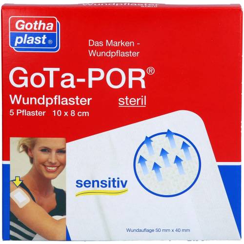 Gota-Por Wundpflaster steril 80x100 mm 5 St