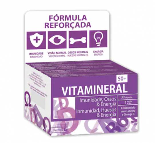 Vitamineral 50+ Gold, antioxidant si omega 3, 30cps, DIETMED - Type Nature