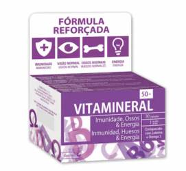 Vitamineral 50+ Gold, antioxidant si omega 3, 30cps, DIETMED - Type Nature
