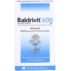 Baldrivit 600 mg überzogene Tabletten 20 St