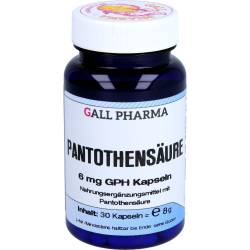 Pantothensäure 6 mg Gph Kapseln 30 St