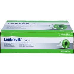 Leukosilk 2,5 cmx9,2 m 12 St