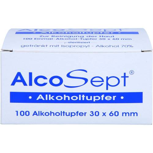 Alkoholtupfer Alcosept 100 St