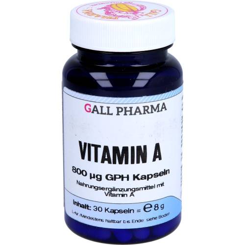 Vitamin A 800 µg Gph Kapseln 30 St