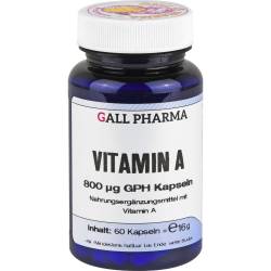 Vitamin A 800 µg Gph Kapseln 60 St