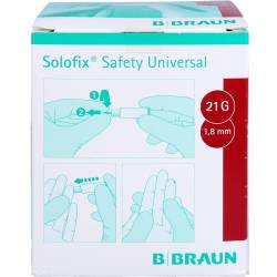 Solofix Safety Univers.Lanzet.21 G 1,8 mm Stichl. 200 St