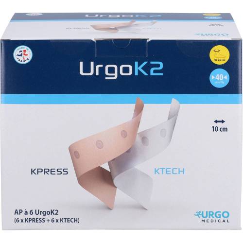 Urgok2 Kompr.Syst.10cm Knöchelumf.18-25cm 6 St