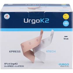 Urgok2 Kompr.Syst.10cm Knöchelumf.18-25cm 6 St
