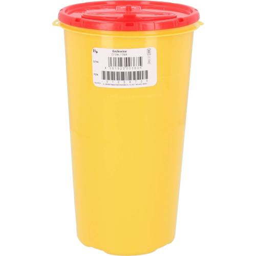 Kanüleneimer 2,5 l gelb 1 St