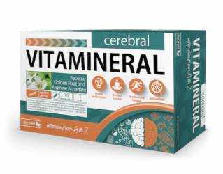 Vitamineral Cerebral, supliment creier si sistem nervos, 30 flacoane - Type Nature