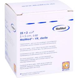 Vlieskompressen steril 5x5 cm 6fach 50 St