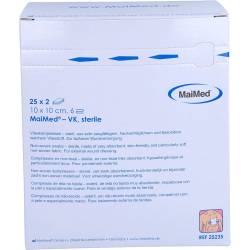 Vlieskompressen steril 10x10 cm 6fach 50 St