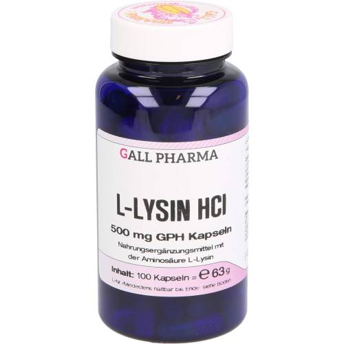 L-Lysin 500 mg Kapseln 100 St