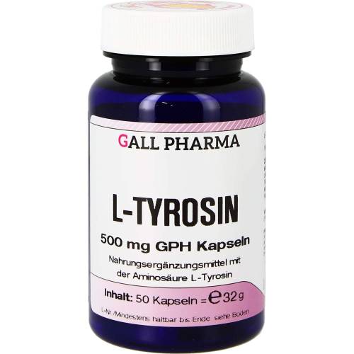L-Tyrosin 500 mg Gph Kapseln 50 St