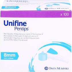 Unifine Pentips Kanüle 31 G 8 mm 100 St