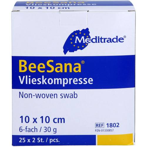 Vlieskompressen steril 10x10 cm 6fach 50 St