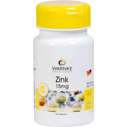 Zink 15 mg Tabletten 100 St