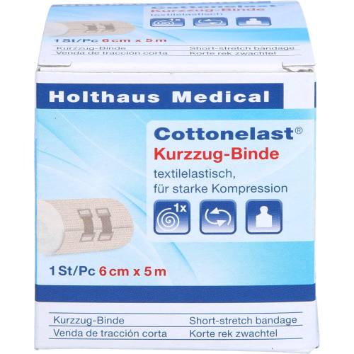 Kurzzugbinde Cottonelast 6 cmx5 m 1 St